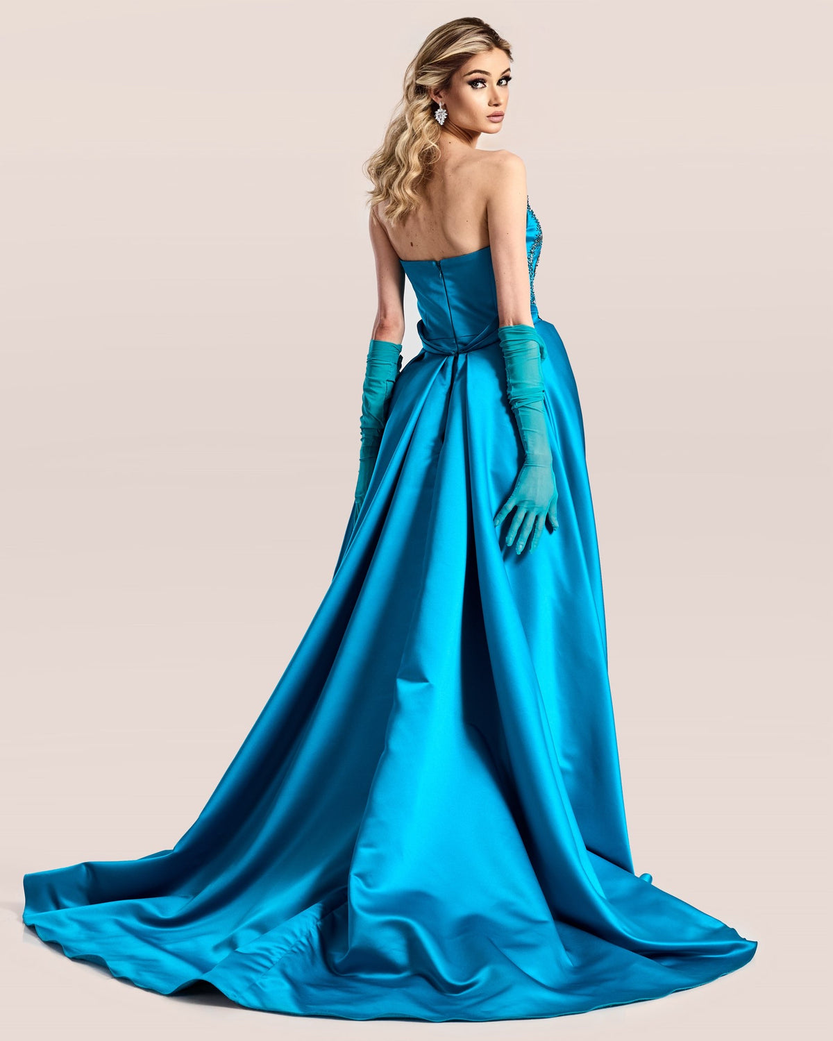 Azure Elegance Gown