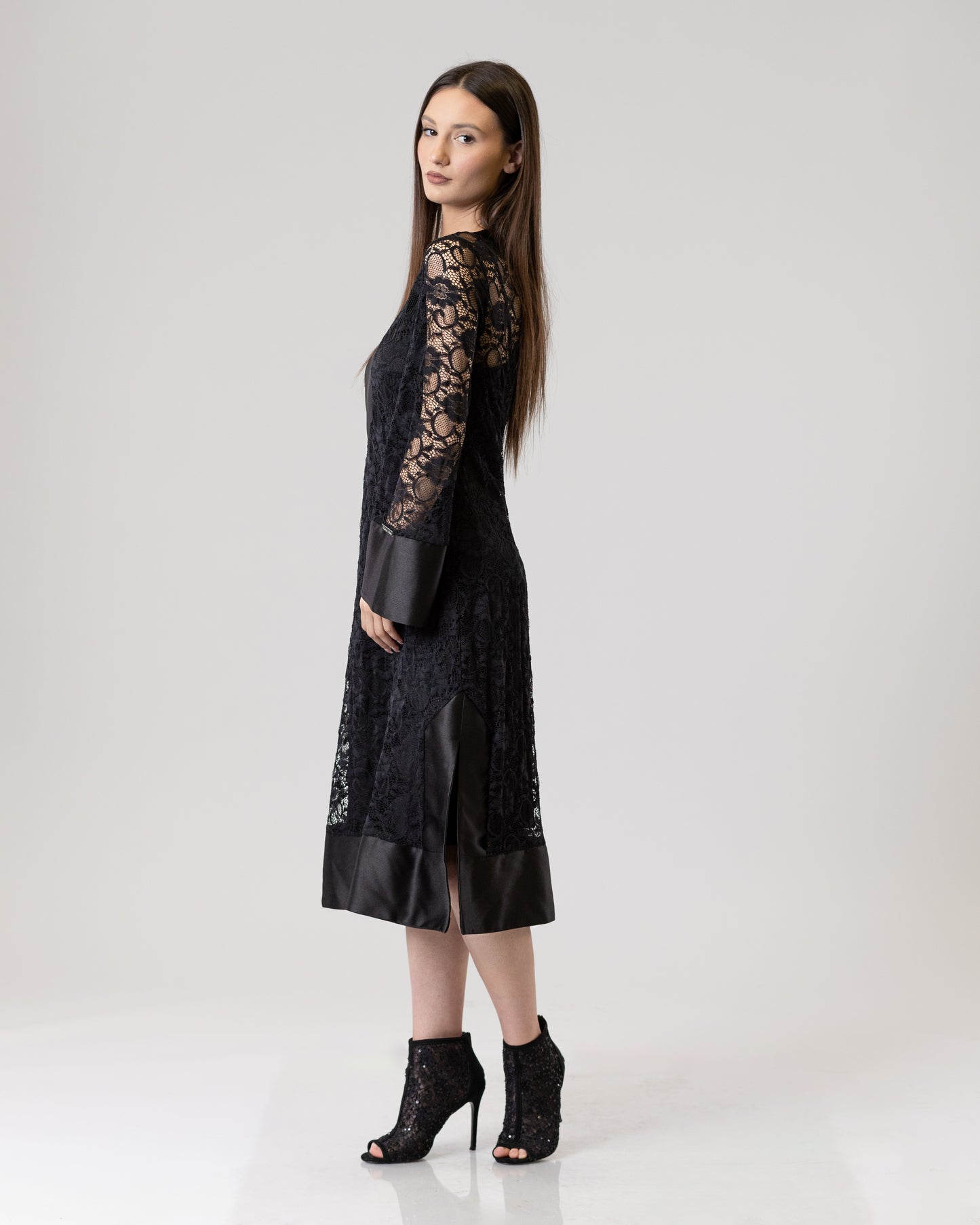 Midnight Lace Symphony Dress