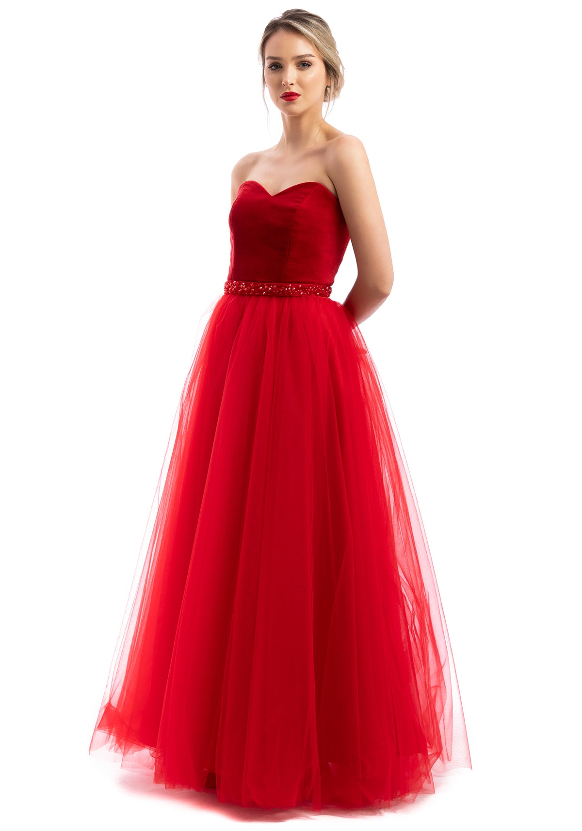 Exclusive Tulle Evening Gown