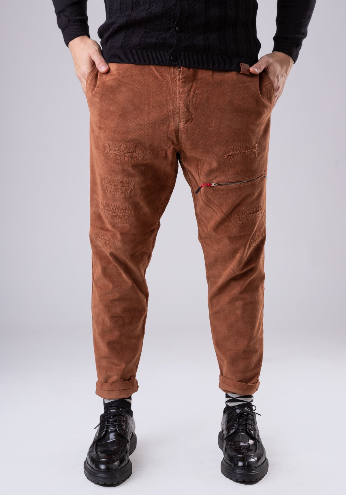 Corduroy pants brown