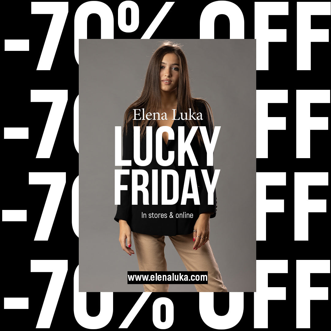 Lucky Friday the 13th  - up to 70% discount