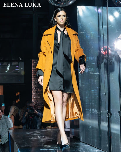 Satin Shirt Dress
