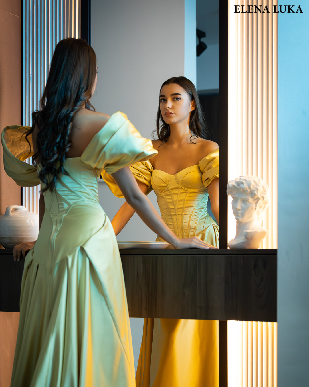 Golden Lumière Gown