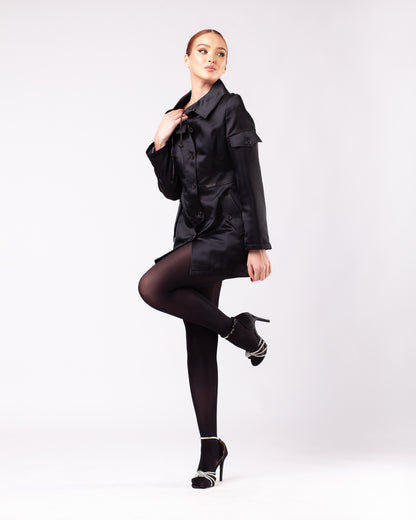 Midnight Silhouette Trench