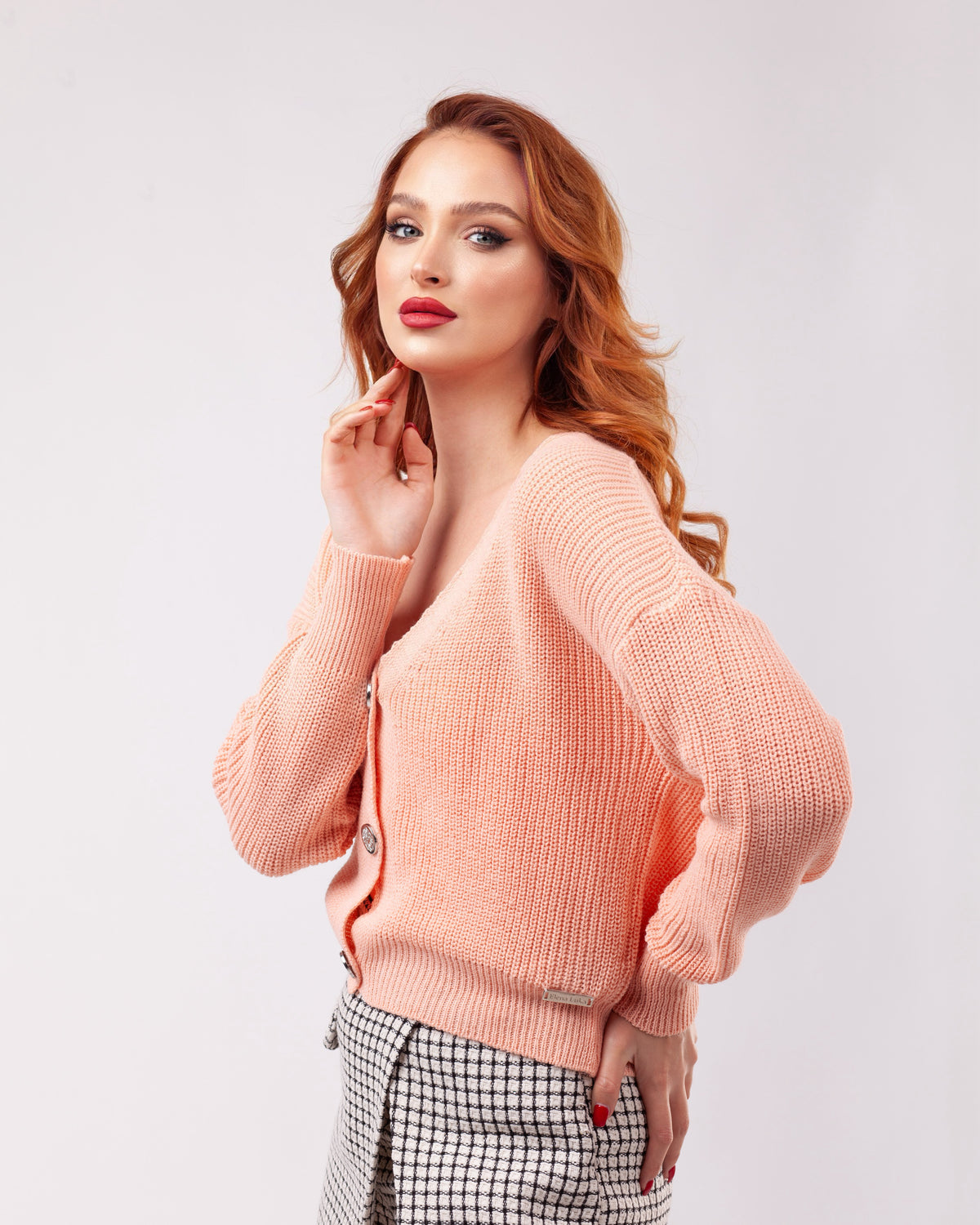 Coral Comfort Knit Sweater
