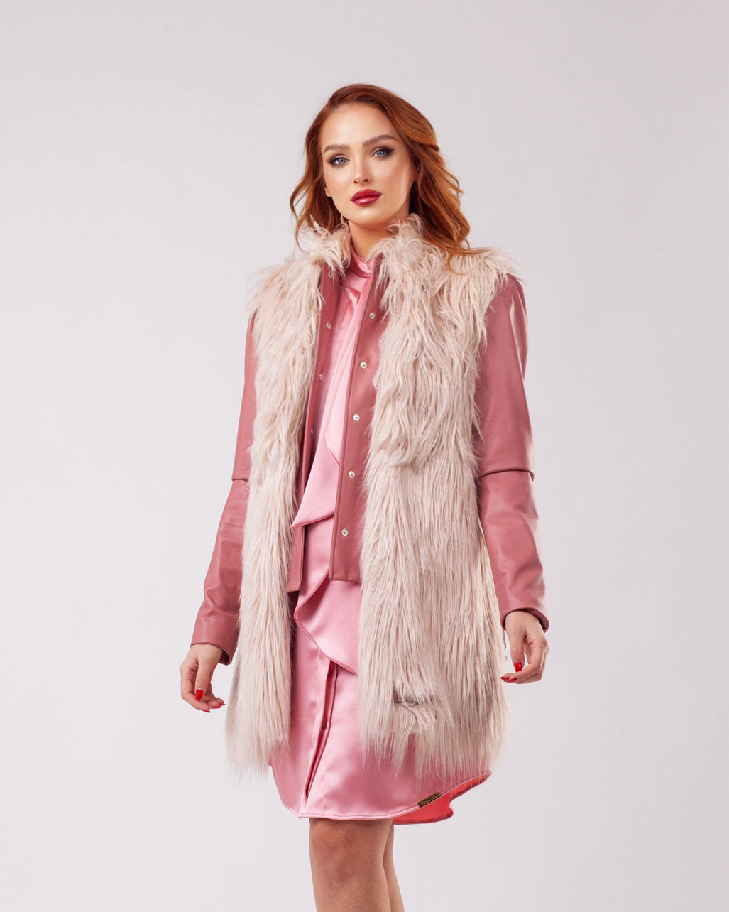 Best Selling Tagged Faux Fur Coat Elena Luka