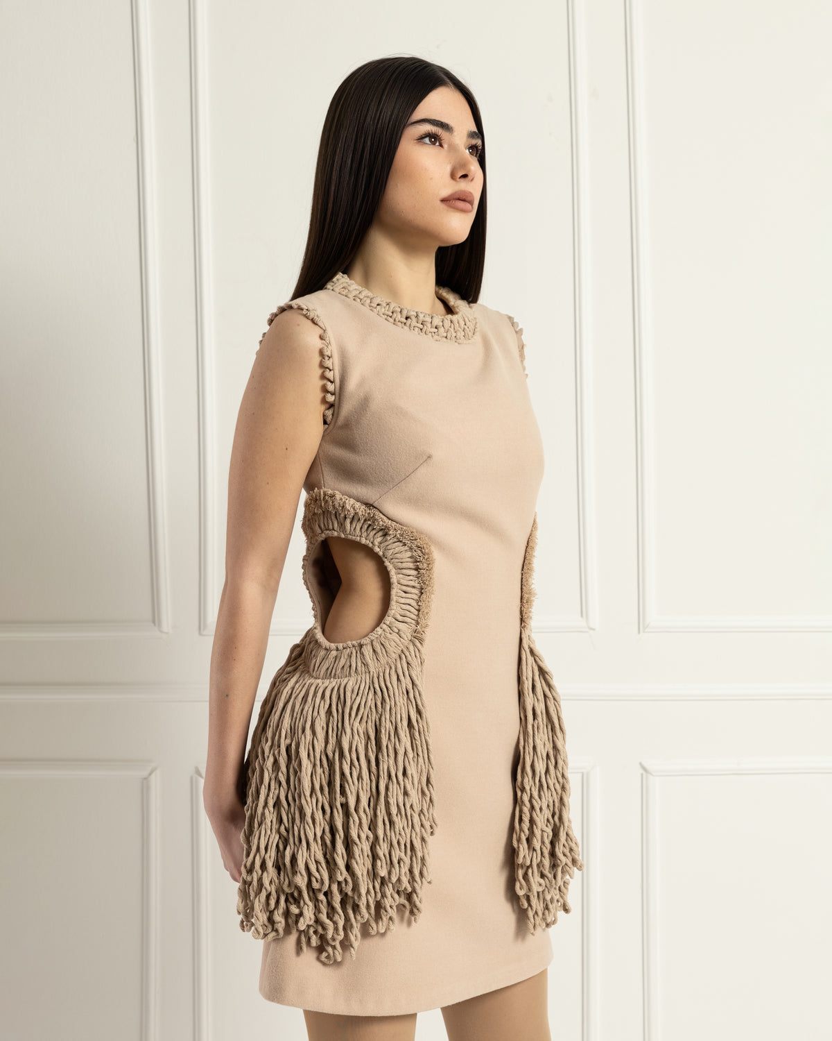 Chic Handcrafted Fringe Dress