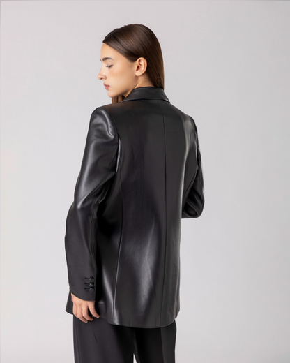 Obsidian Form Blazer - Violet