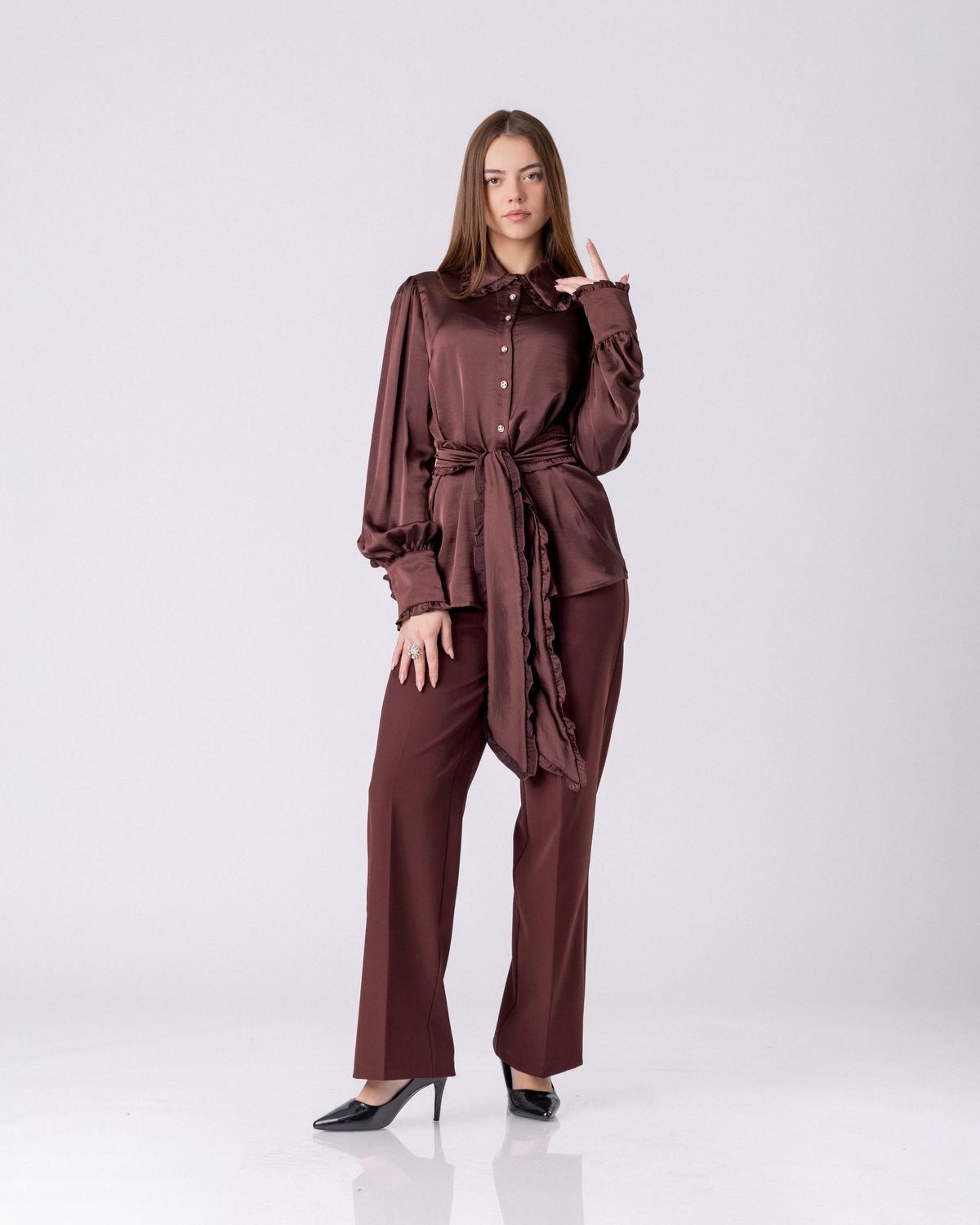 Soraq Satin Blouse