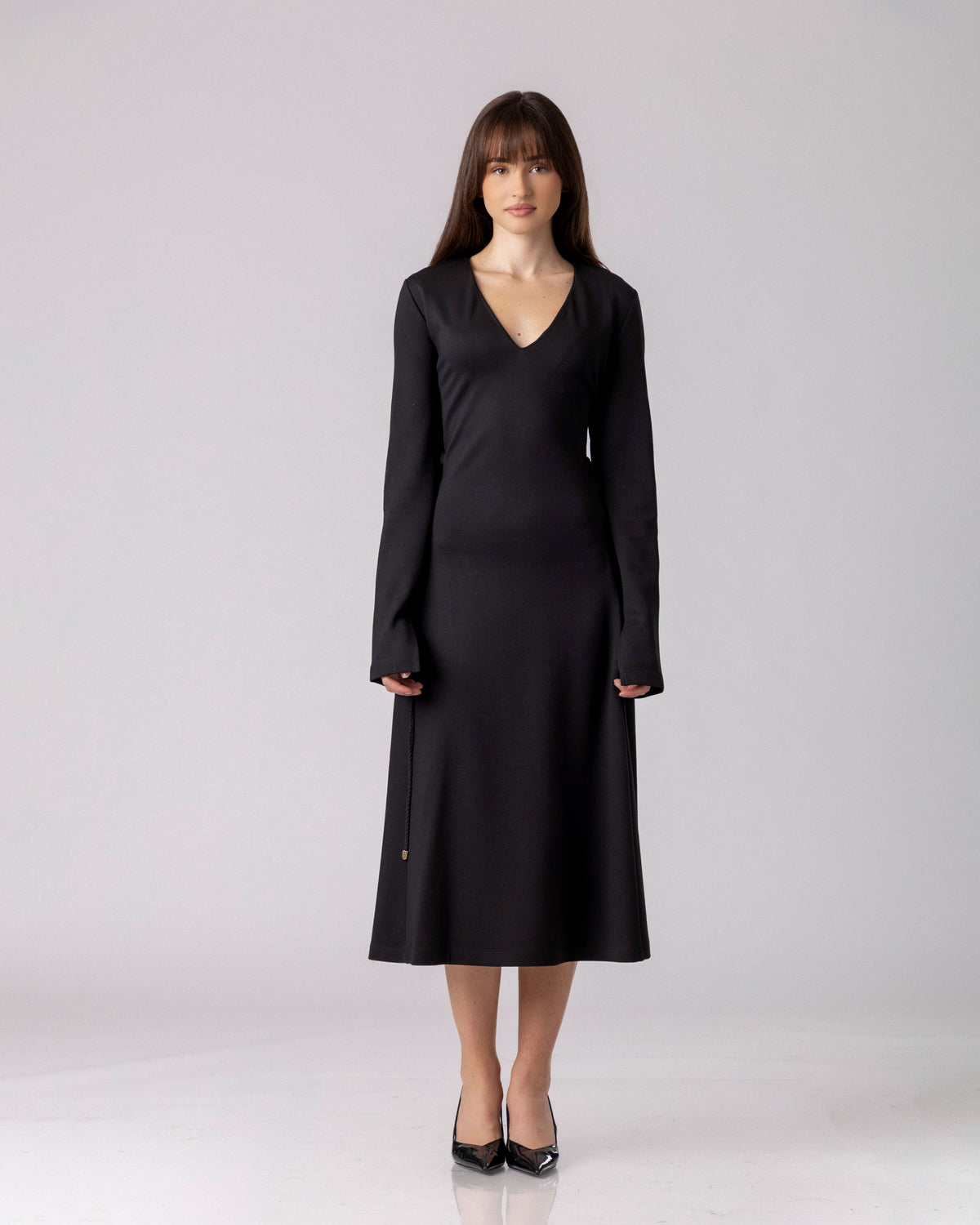Lyrath Lace-Side Midi Dress