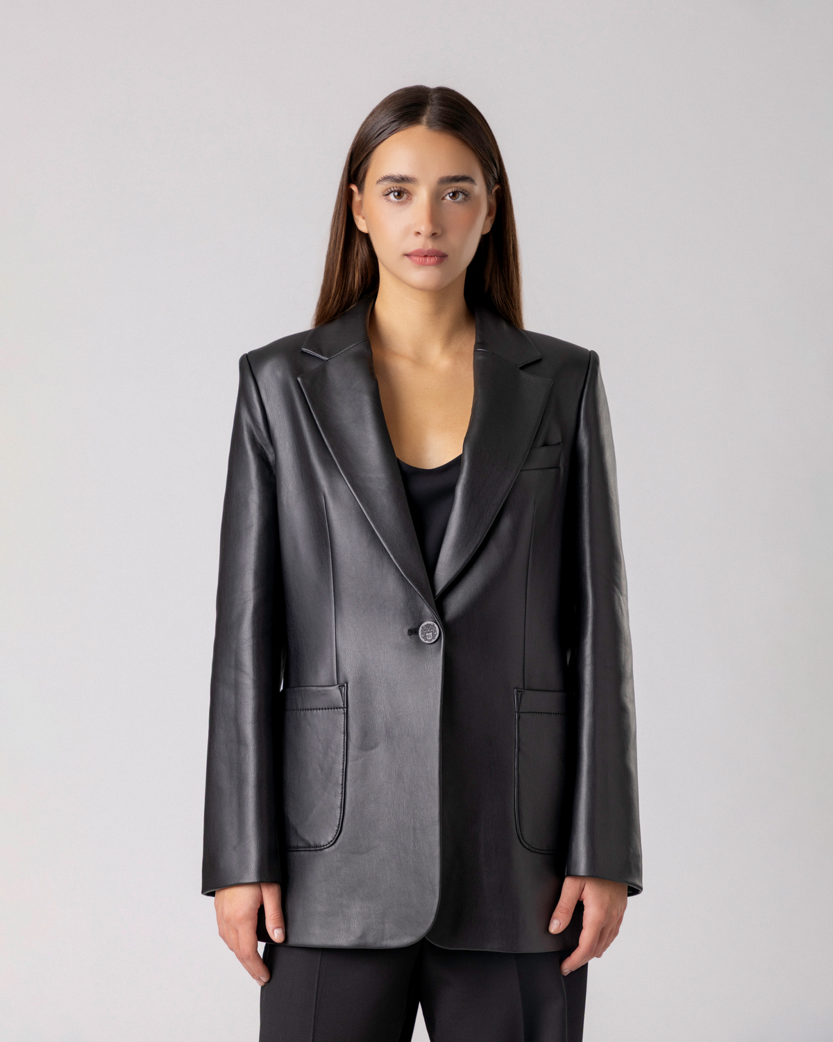 Obsidian Form Blazer - Violet