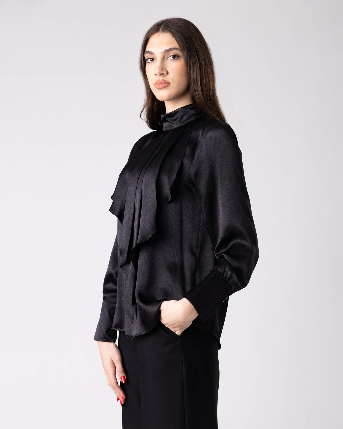 Obsidia Satin Shirt