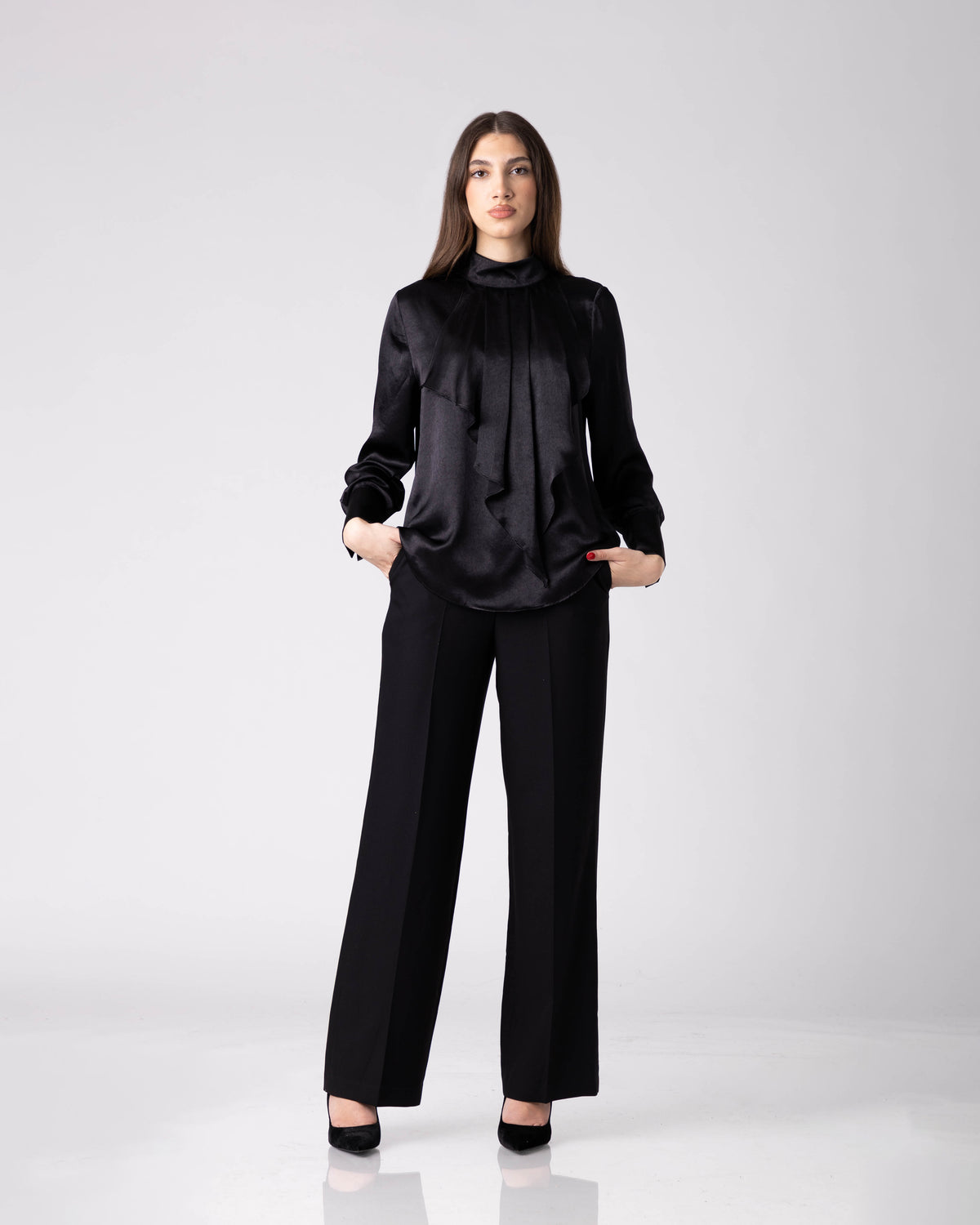 Obsidia Satin Shirt