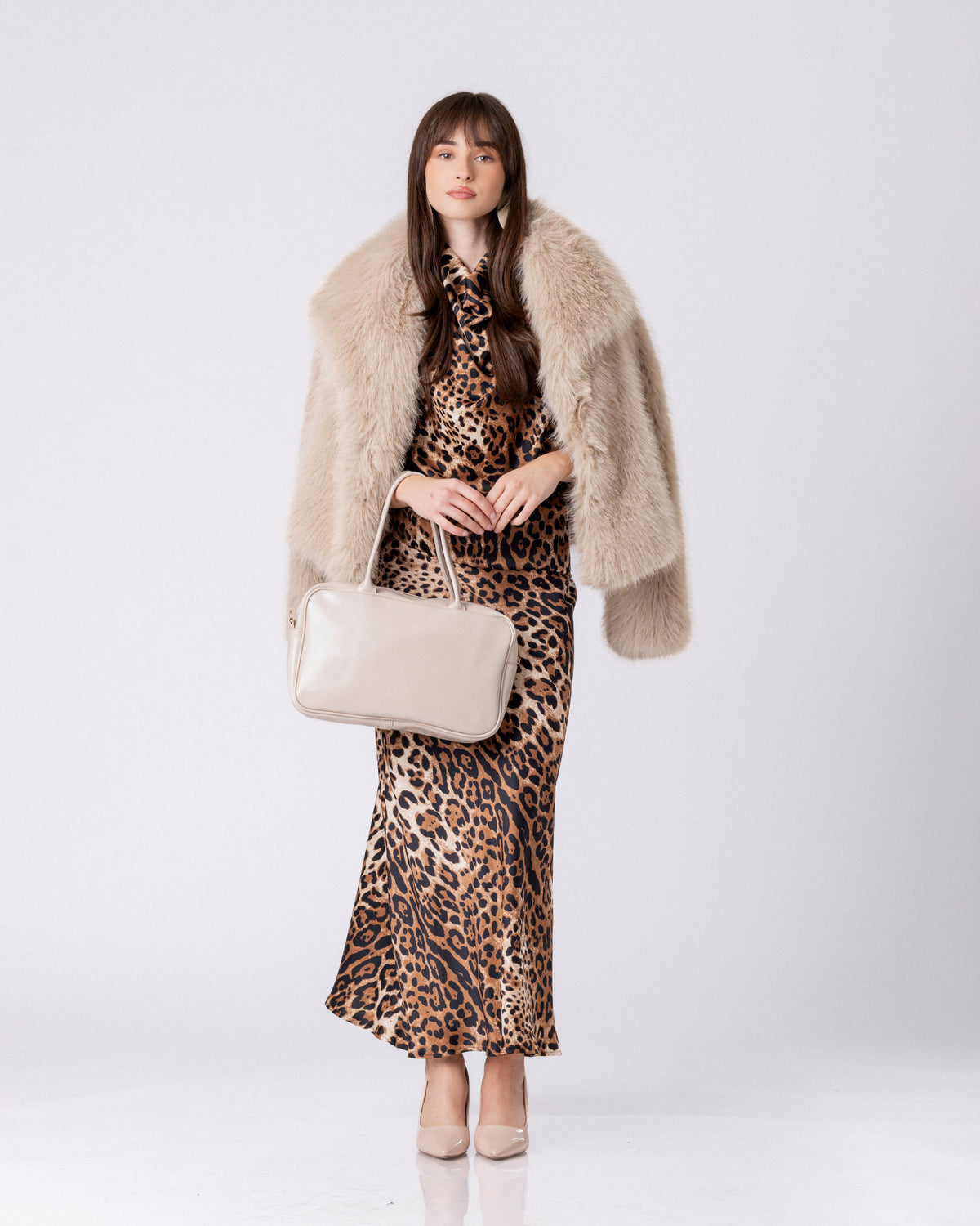 Elixa Short Faux-Fur Coat