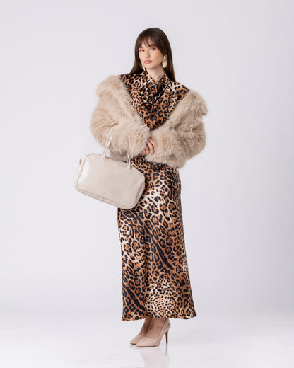Elixa Short Faux-Fur Coat