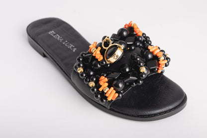 NOIR CORAL Slippers