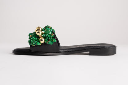 EMERALD GREEN Slippers