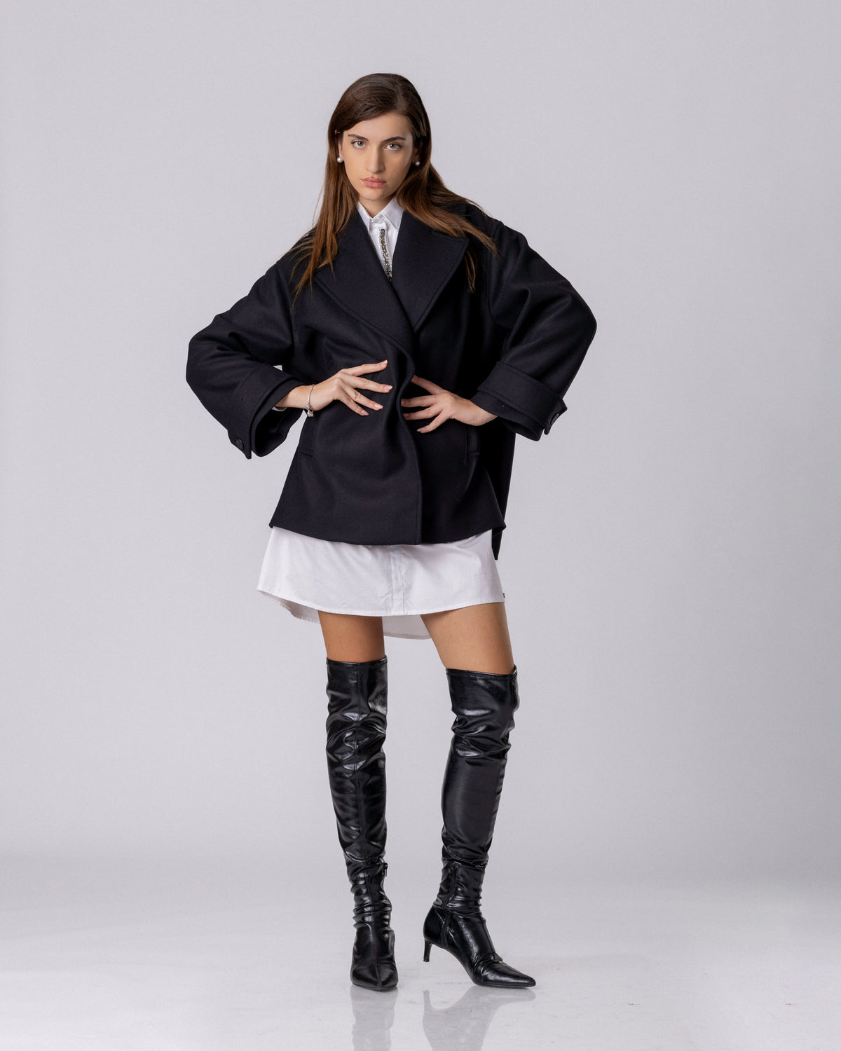 Noir Edge Short Coat
