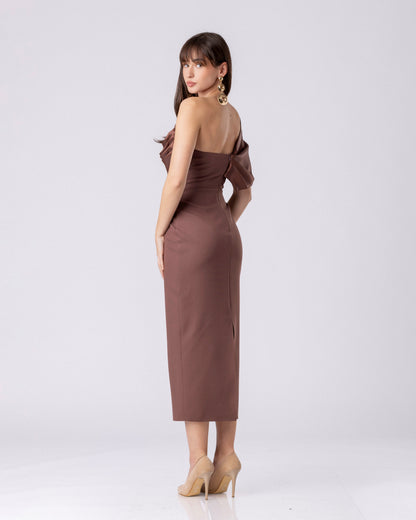 Bronze Sculpted Elegance Midi