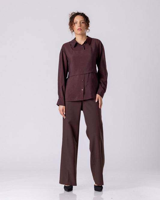 Structured Layered Shirt
