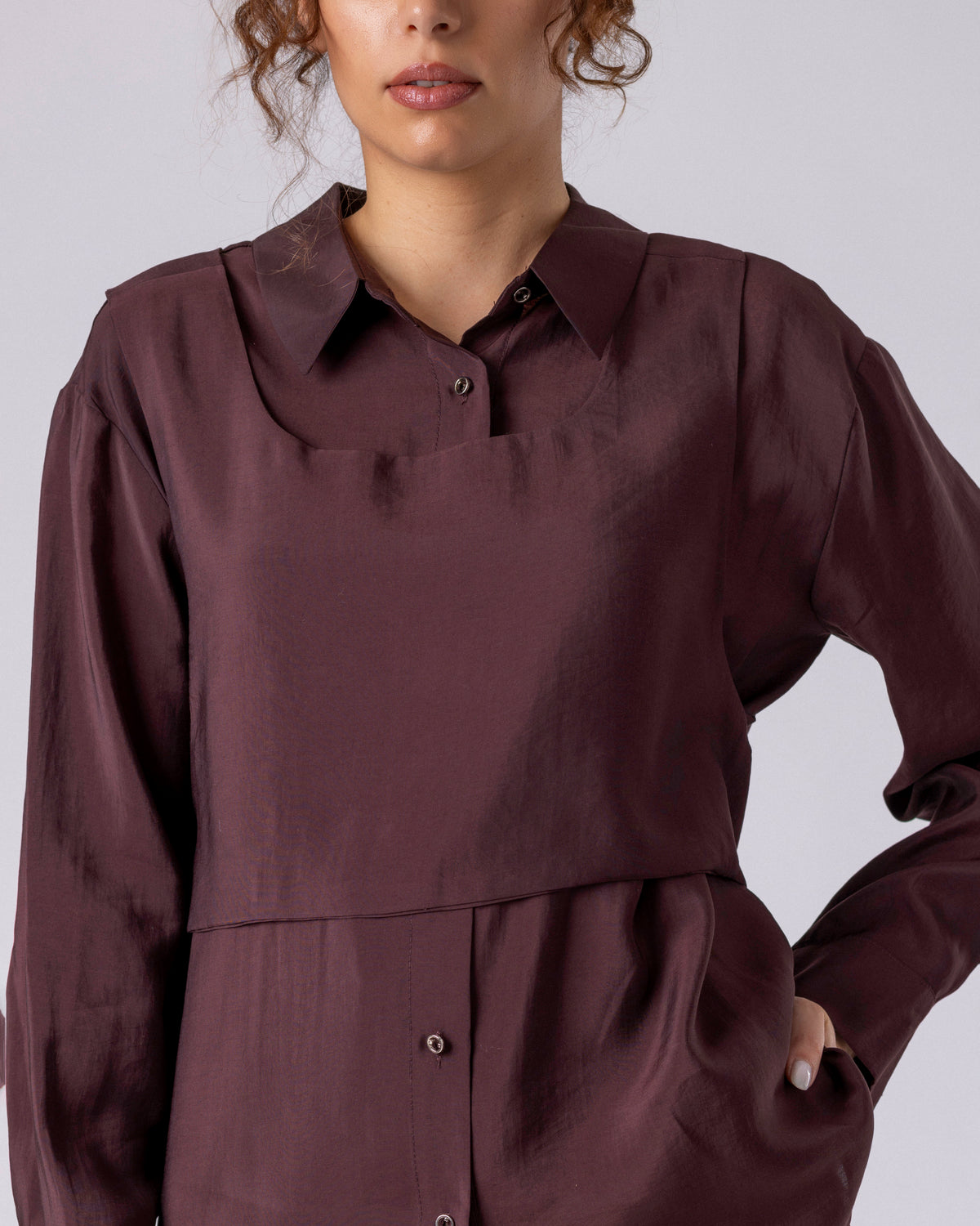 Structured Layered Shirt