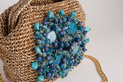 TIDAL BLOOM Bag – Golden