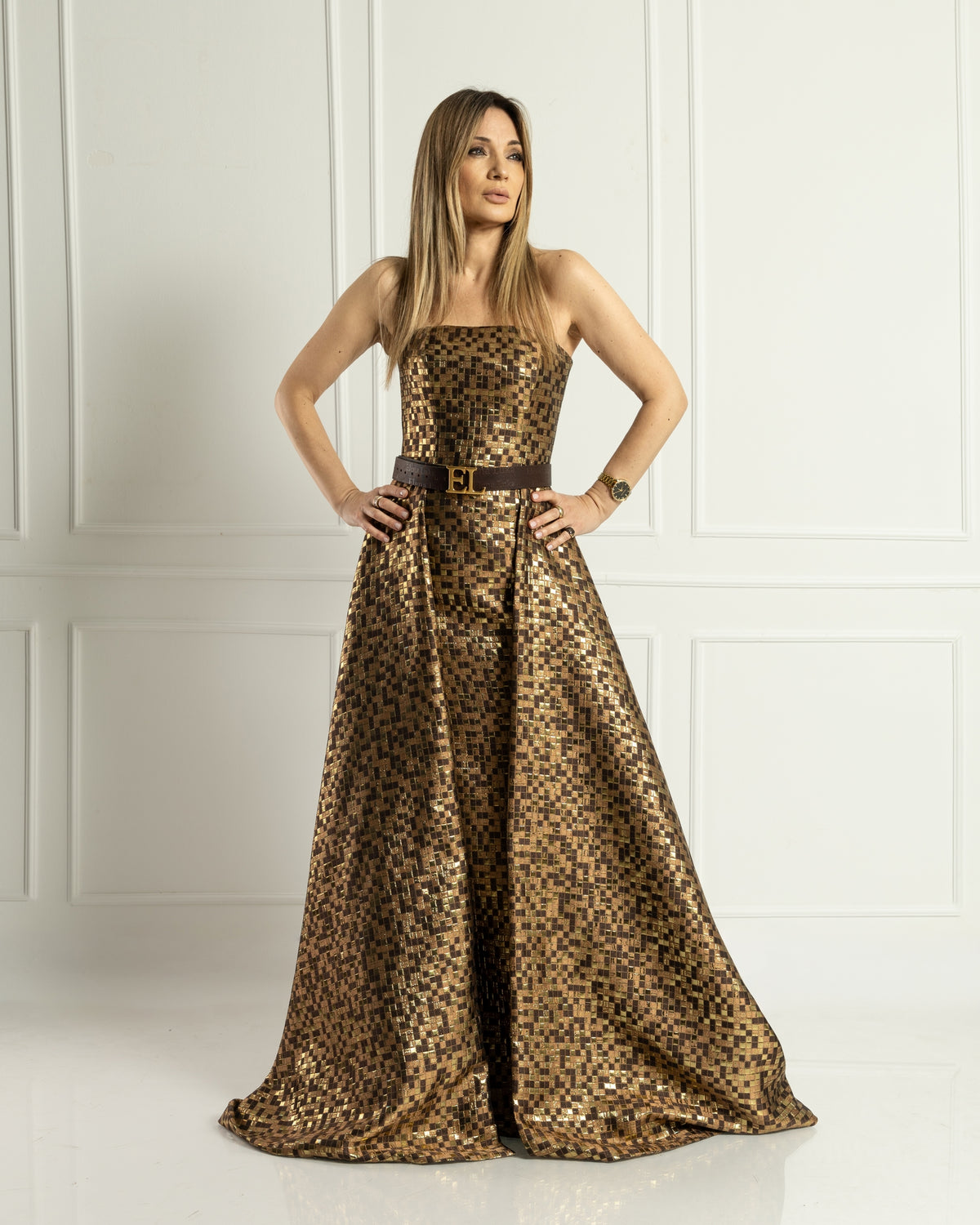 Golden Mosaic Gown