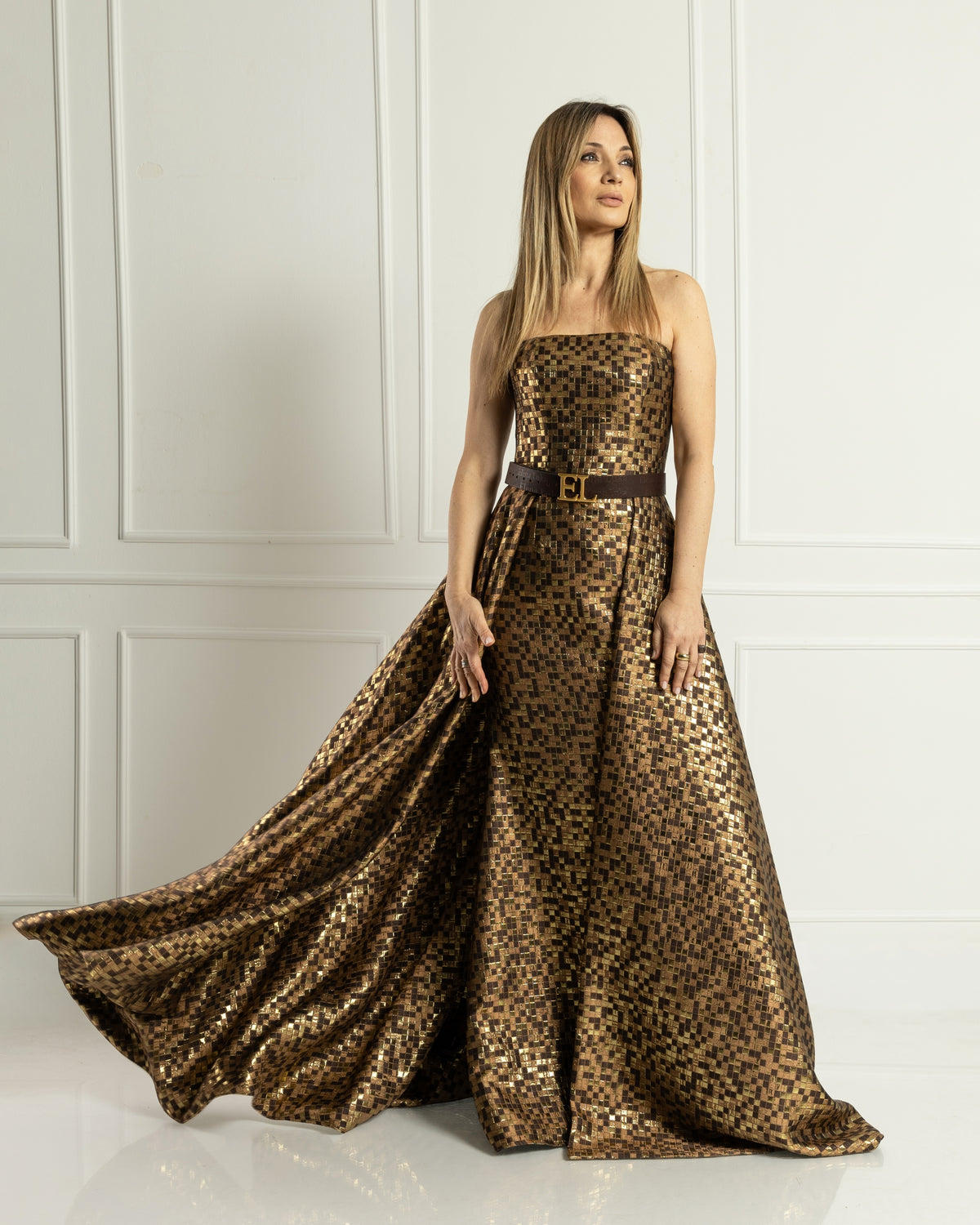 Golden Mosaic Gown