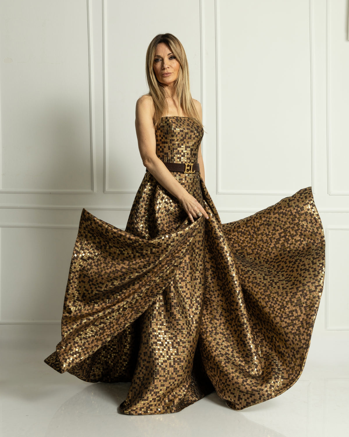 Golden Mosaic Gown