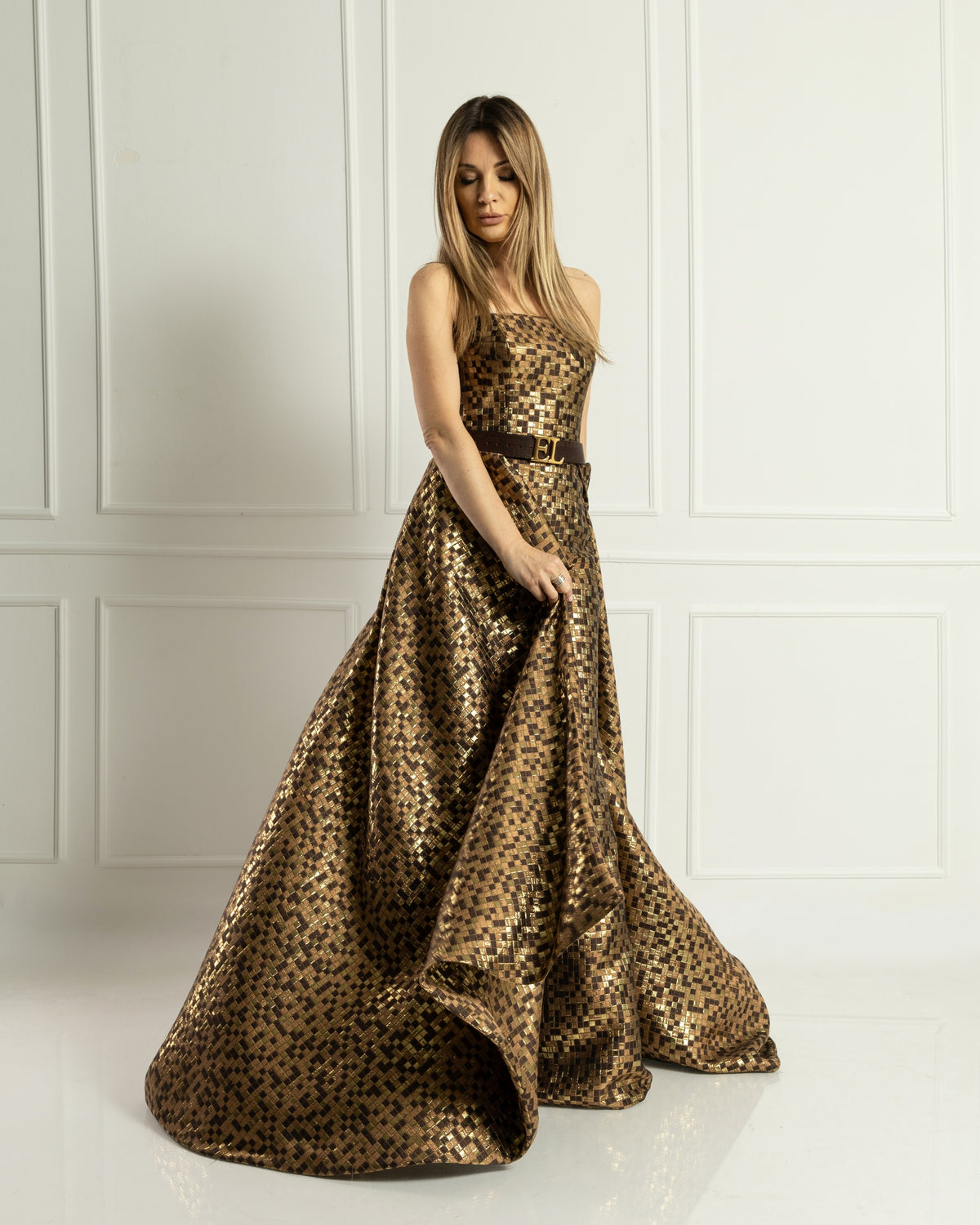 Golden Mosaic Gown