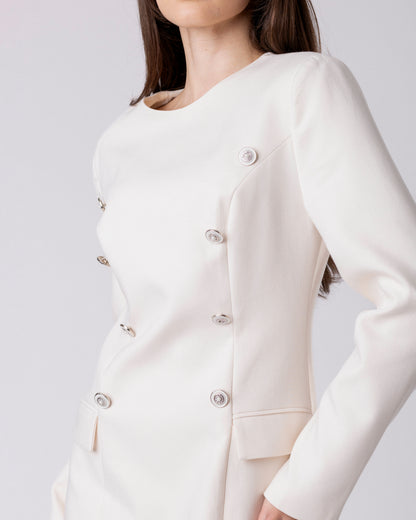 The Ivory Command Dress