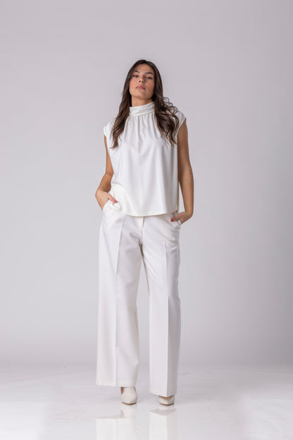 Elion High-Neck Blouse
