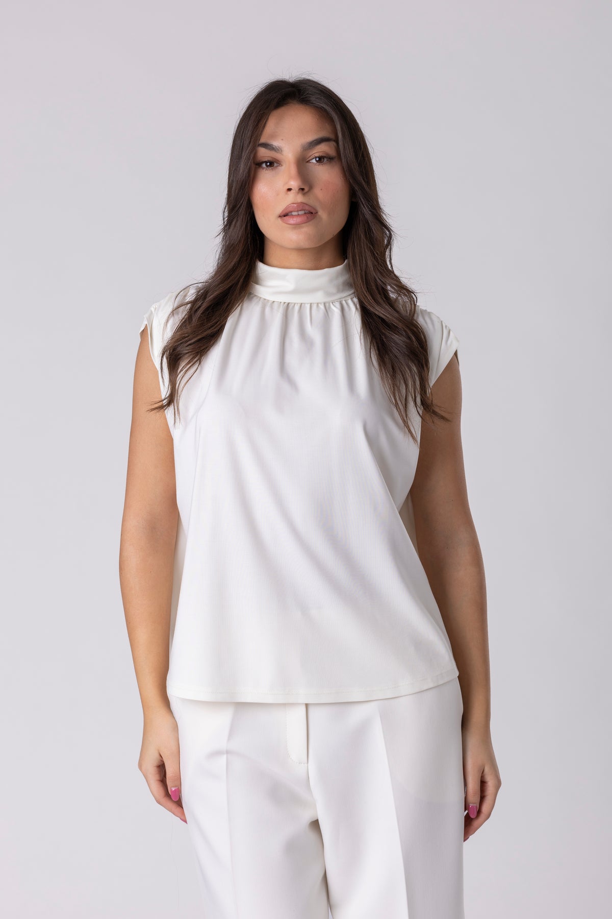 Elysor High-Neck Top