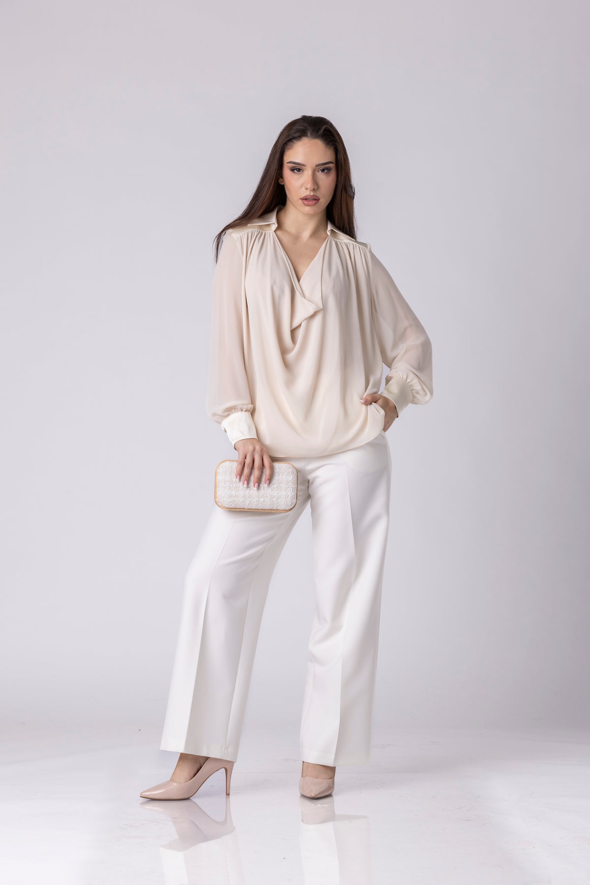 Averin Drape Blouse