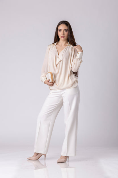 Averin Drape Blouse