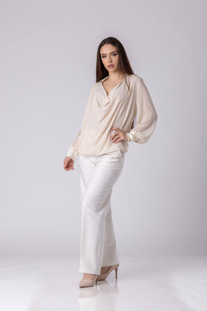 Averin Drape Blouse
