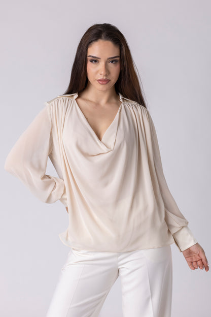 Averin Drape Blouse