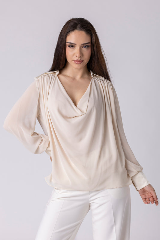 Averin Drape Blouse