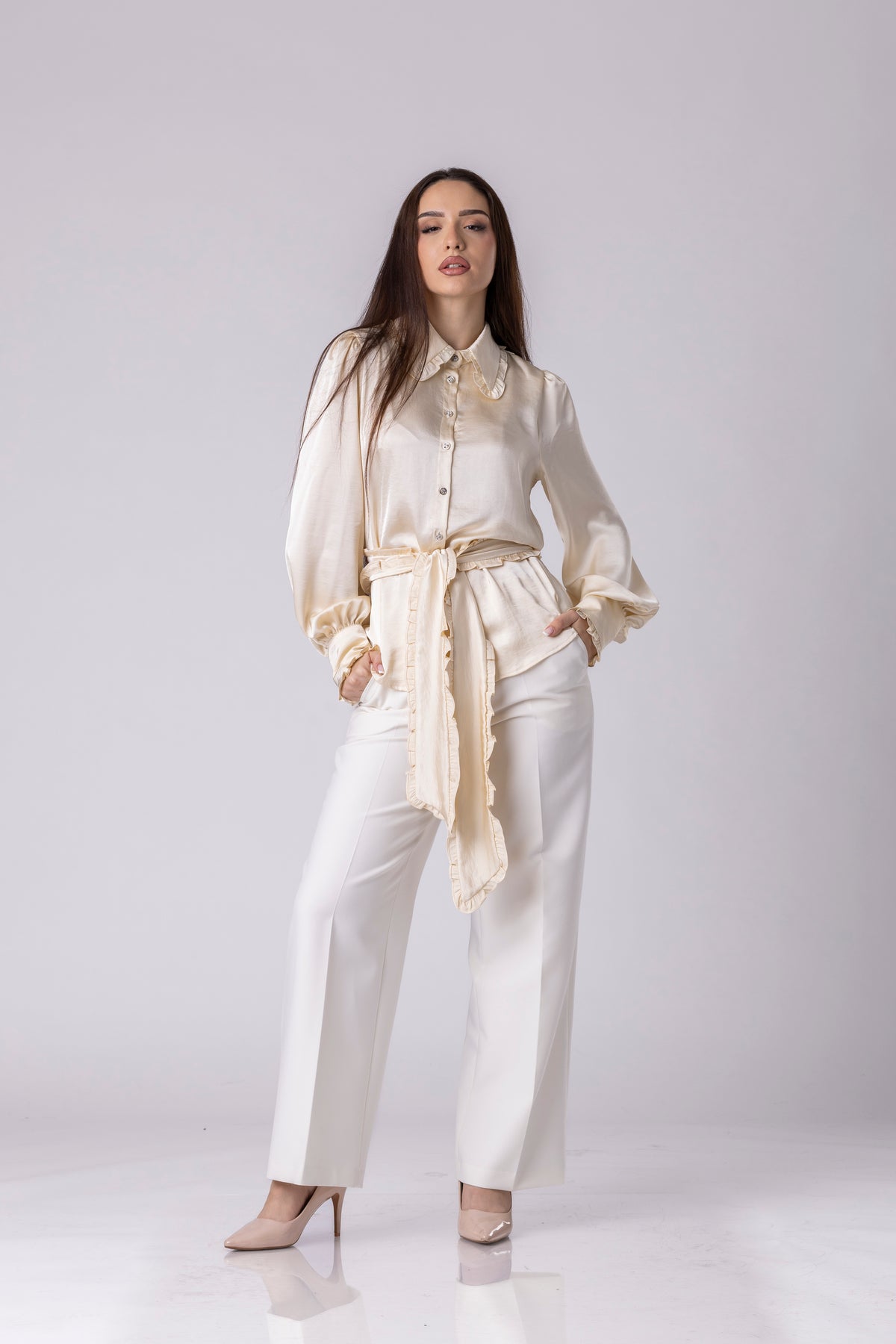 Edria Satin Blouse