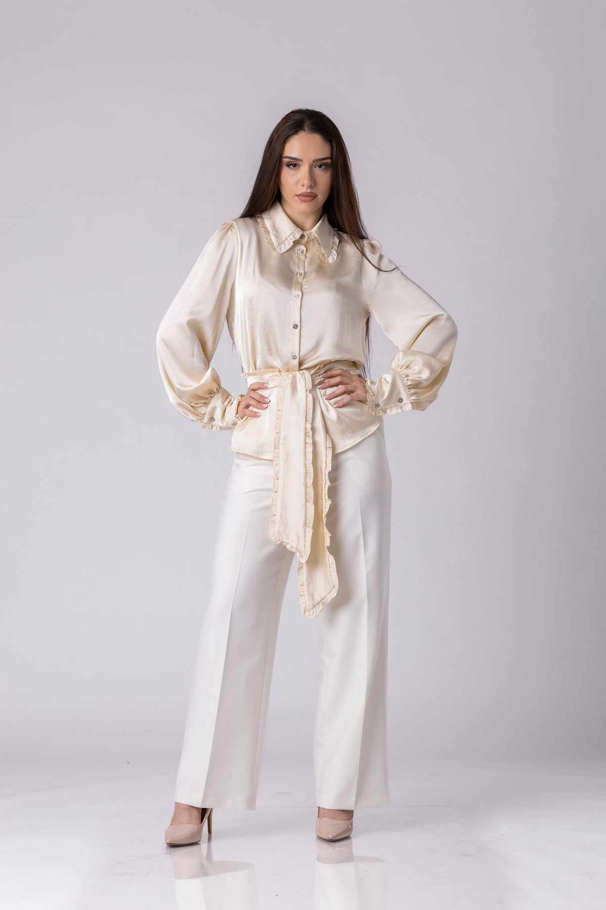 Edria Satin Blouse