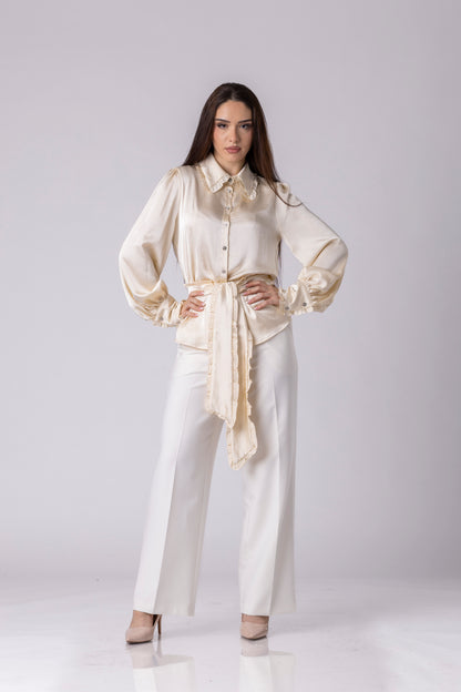 Edria Satin Blouse