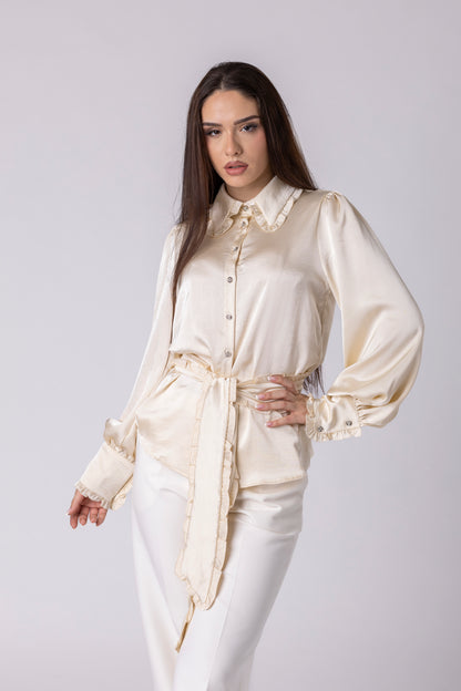 Edria Satin Blouse