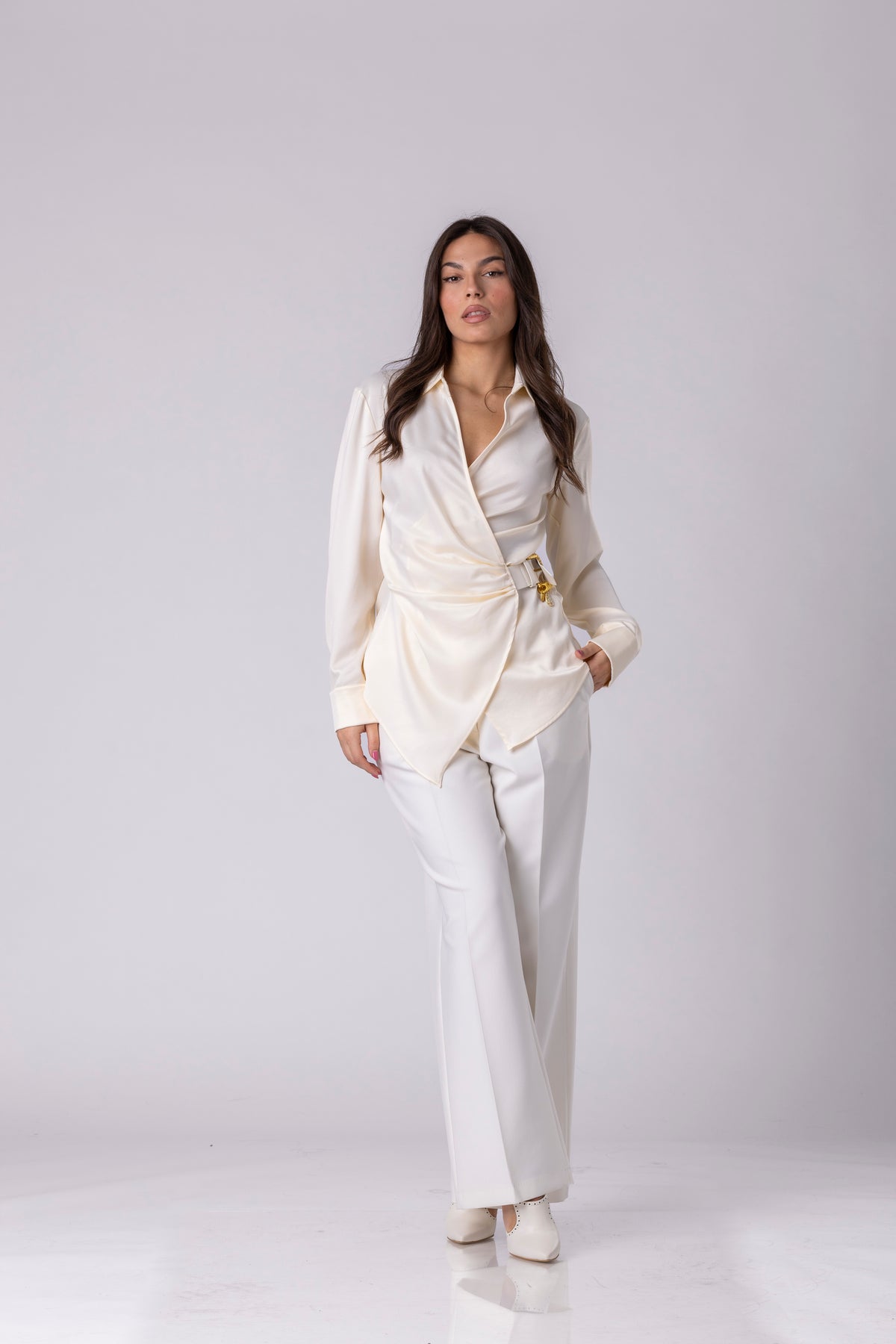 Serenne Wrap Blouse