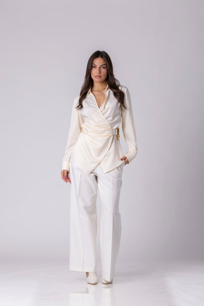 Serenne Wrap Blouse