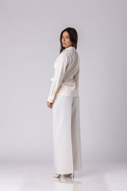 Serenne Wrap Blouse