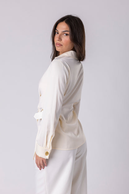Serenne Wrap Blouse