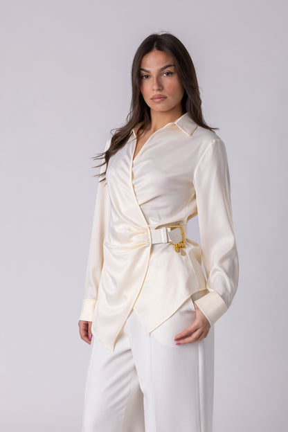 Serenne Wrap Blouse