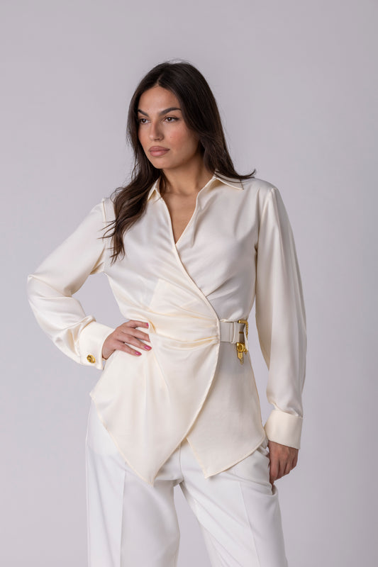 Serenne Wrap Blouse