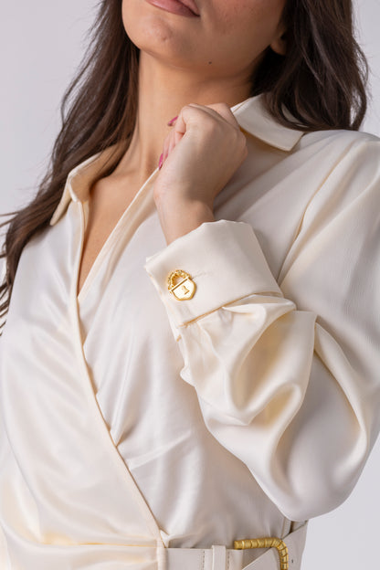 Serenne Wrap Blouse