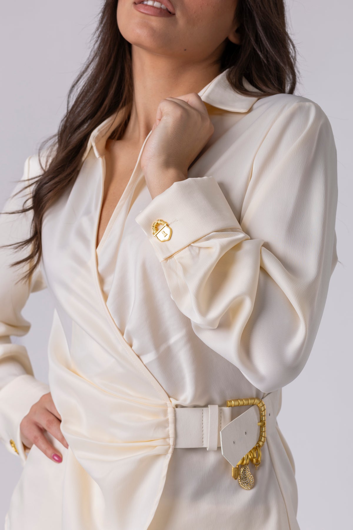 Serenne Wrap Blouse